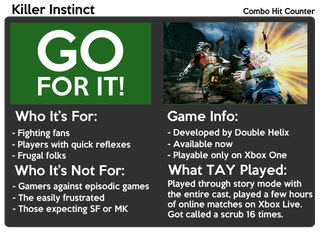 Illustration for article titled Killer Instinct: The TAY Review